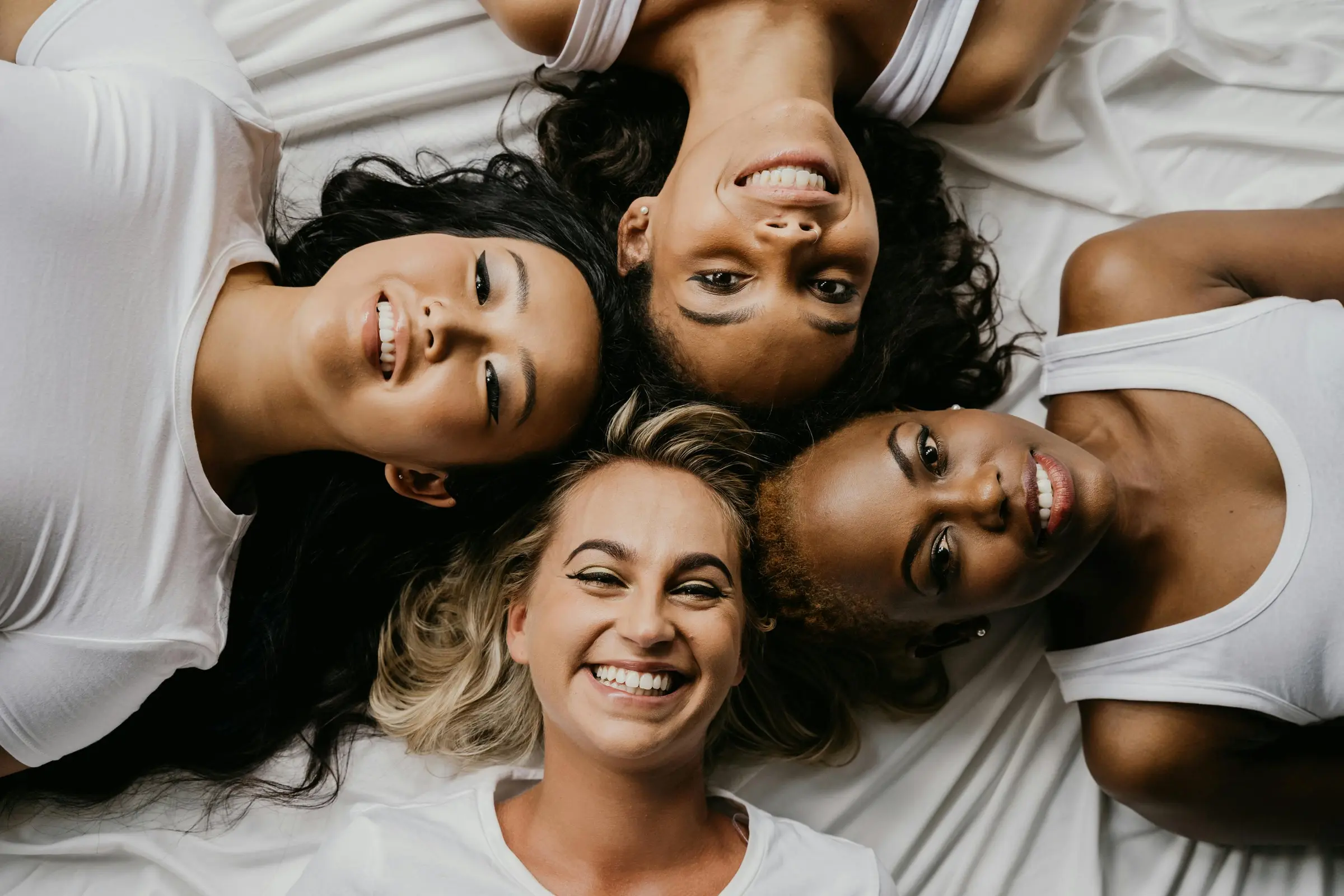 Patients smiling together